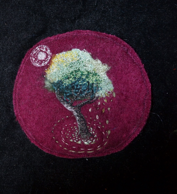 Michala Gyetvai Tree Brooch 14cm diameter